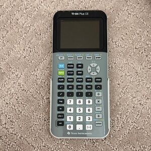 Texas Instruments TI-84 Plus CE in Black and Gray